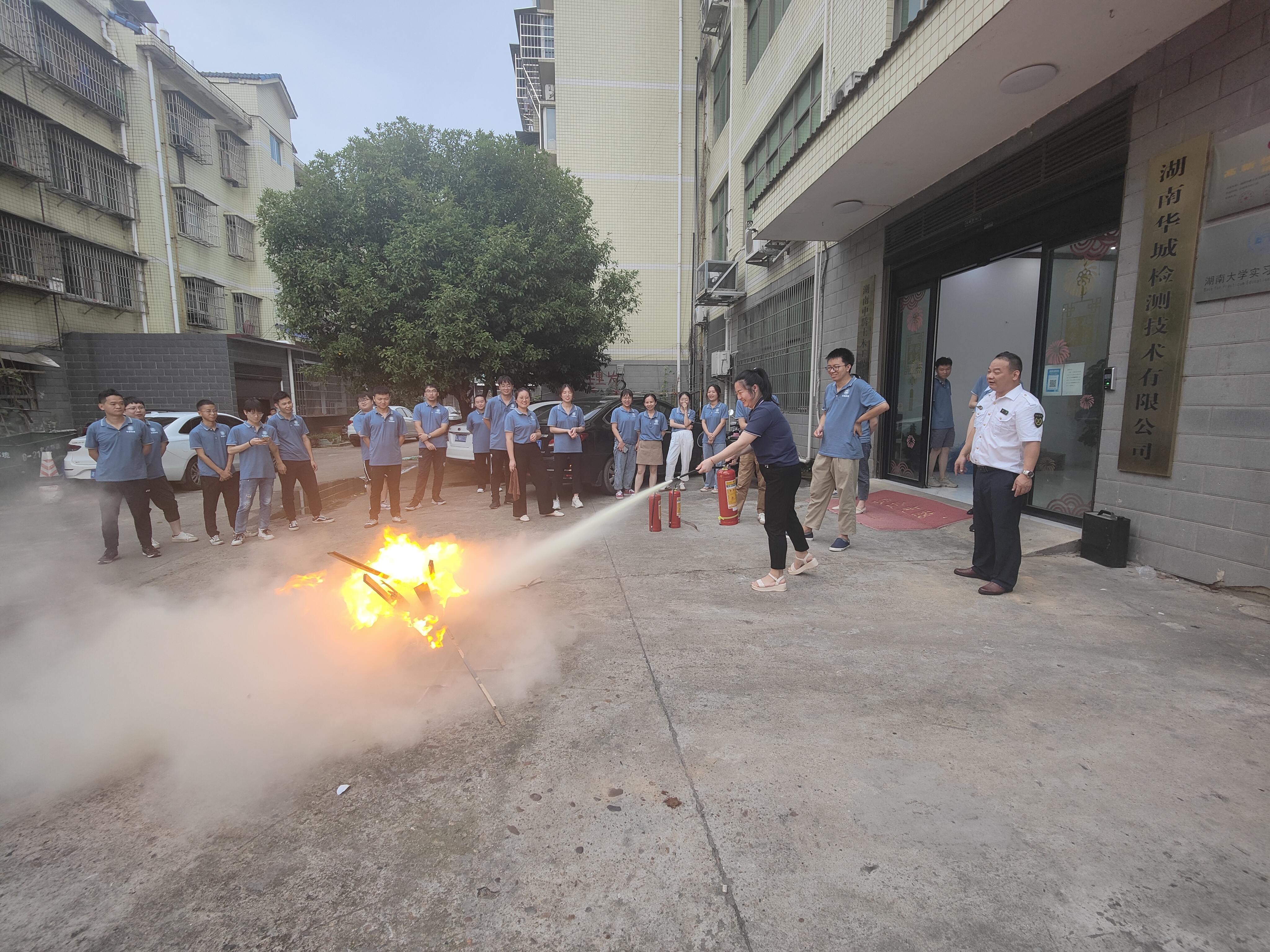 火災無情，防火先行——由中騰結構科技集團聯合華城檢測公司工會共同開展